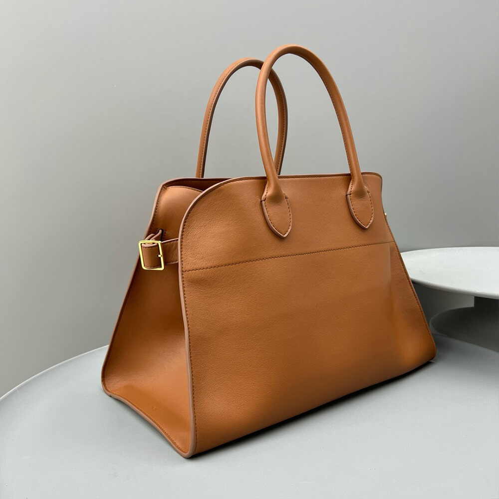 THE ROW Soft Margaux 15 leather bag(High-end Grade)