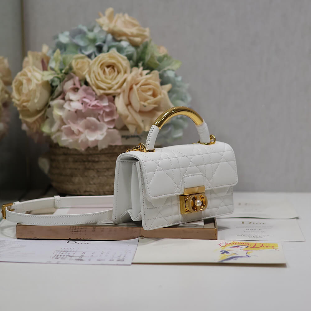 Small FLAP BAG WITH TOP HANDLE