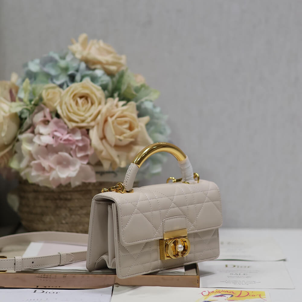Small FLAP BAG WITH TOP HANDLE