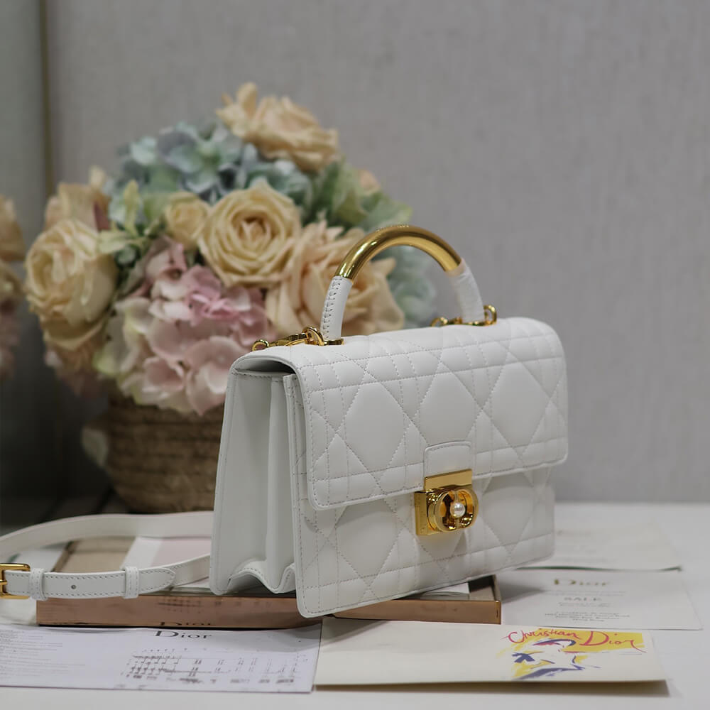 Small FLAP BAG WITH TOP HANDLE