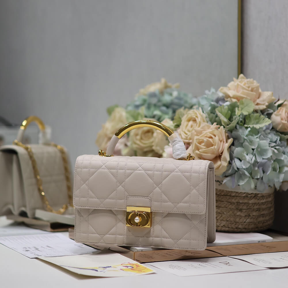 Small FLAP BAG WITH TOP HANDLE