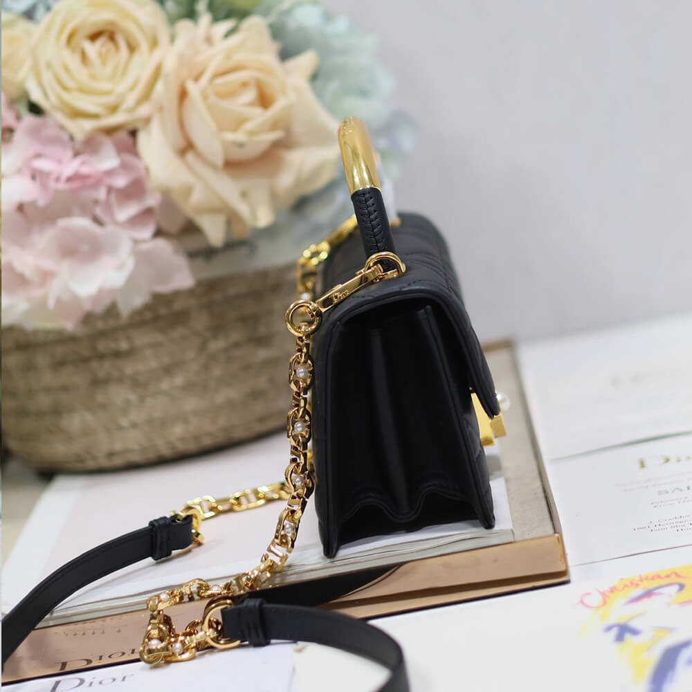 Small FLAP BAG WITH TOP HANDLE