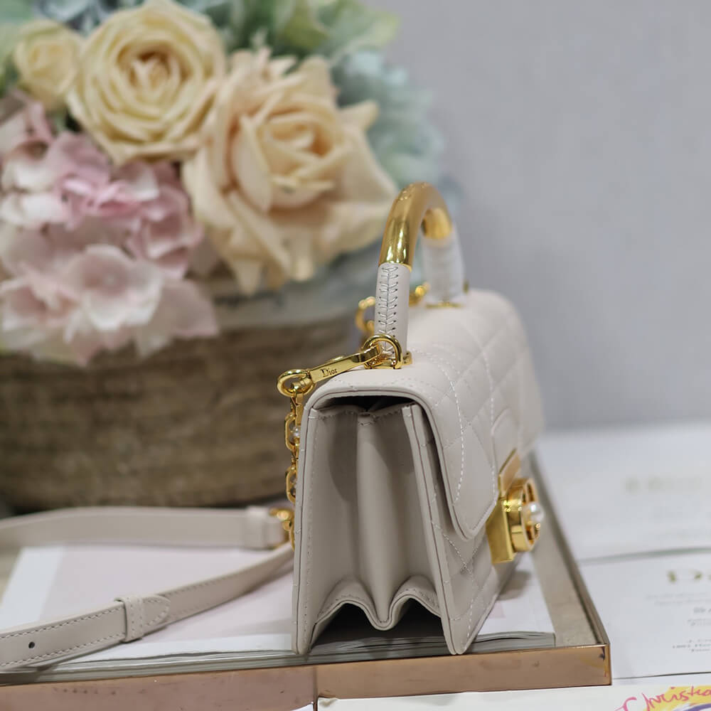 Small FLAP BAG WITH TOP HANDLE