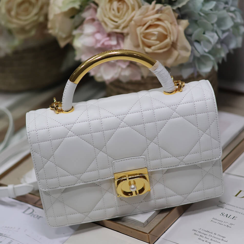 Small FLAP BAG WITH TOP HANDLE