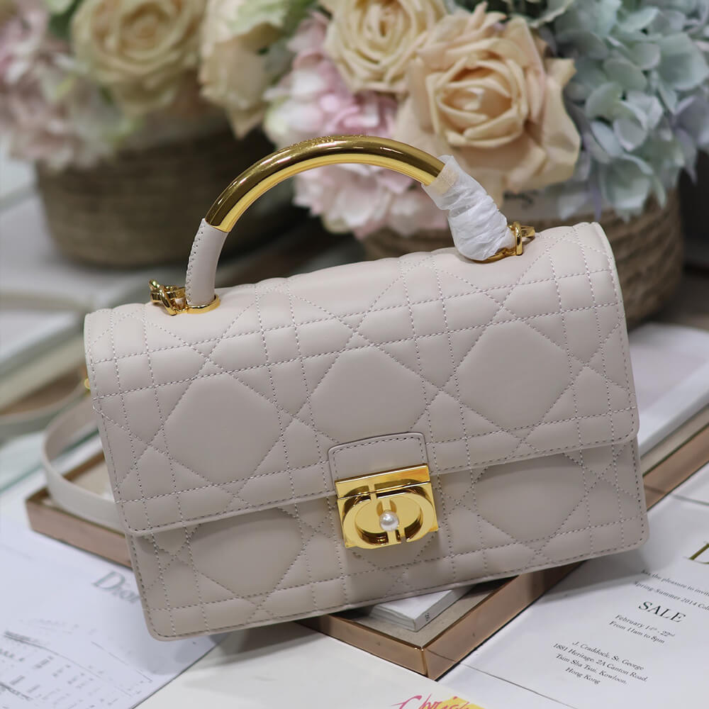 Small FLAP BAG WITH TOP HANDLE