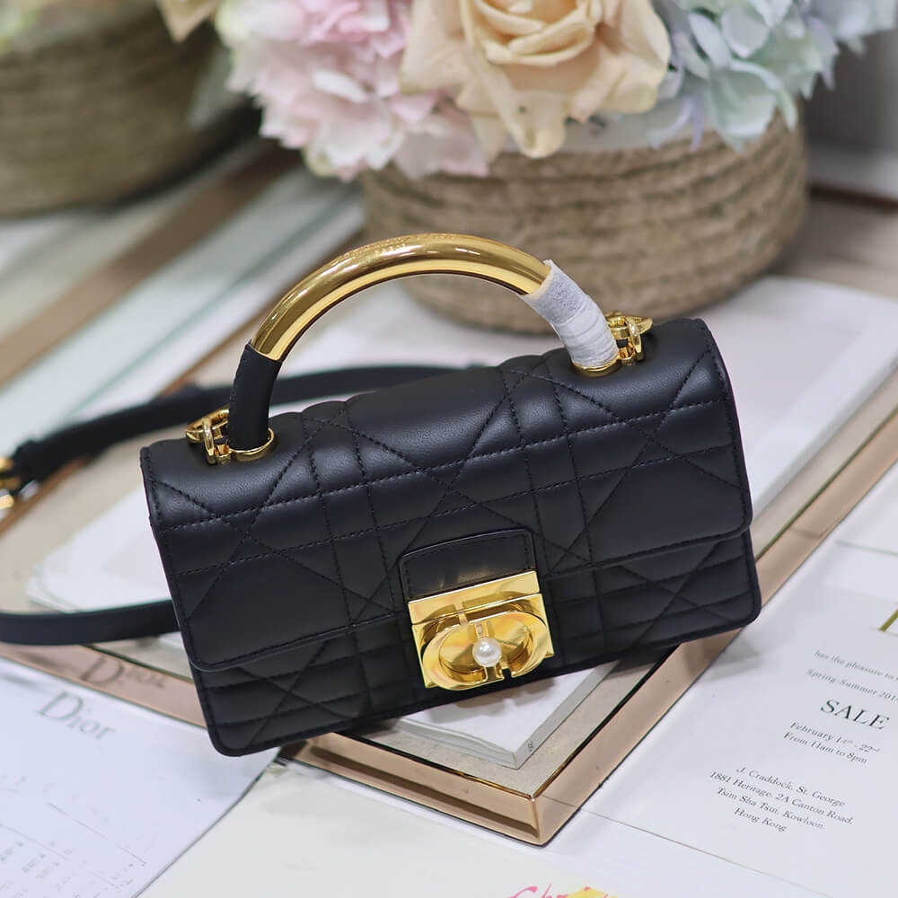 Small FLAP BAG WITH TOP HANDLE