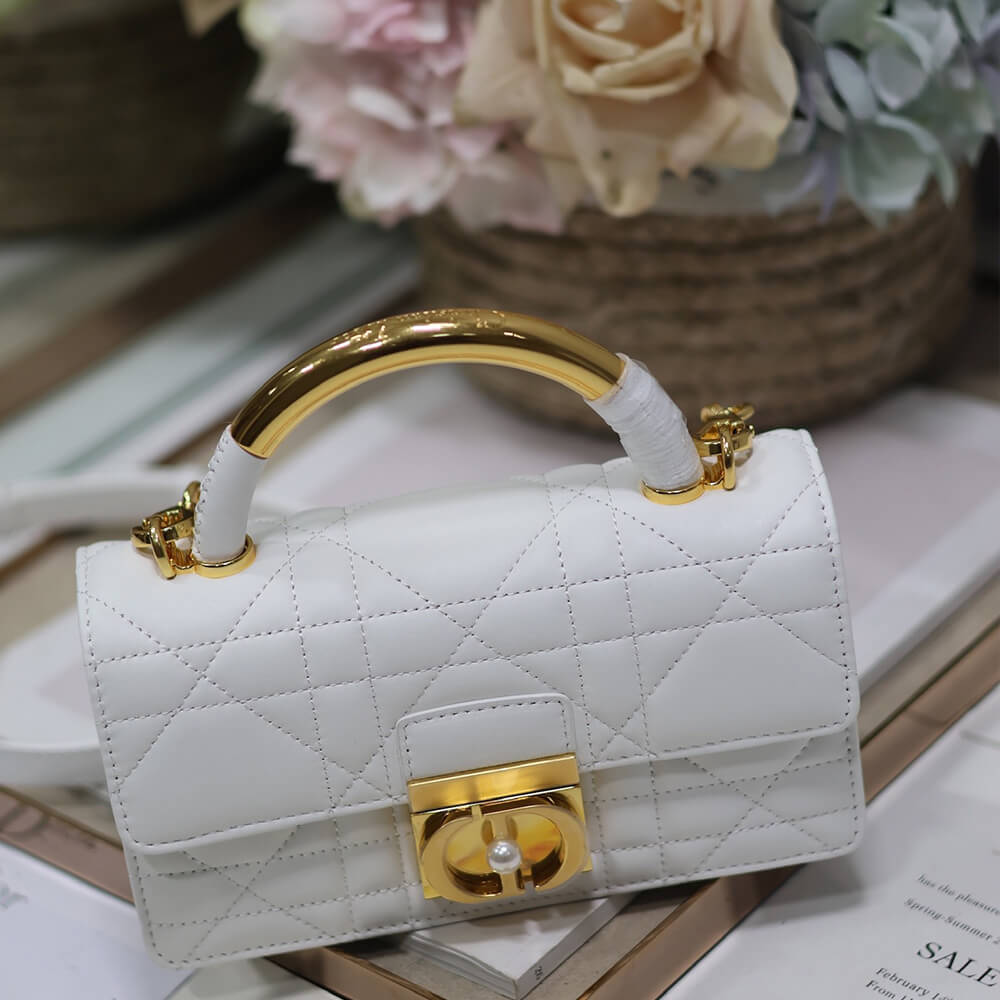 Small FLAP BAG WITH TOP HANDLE