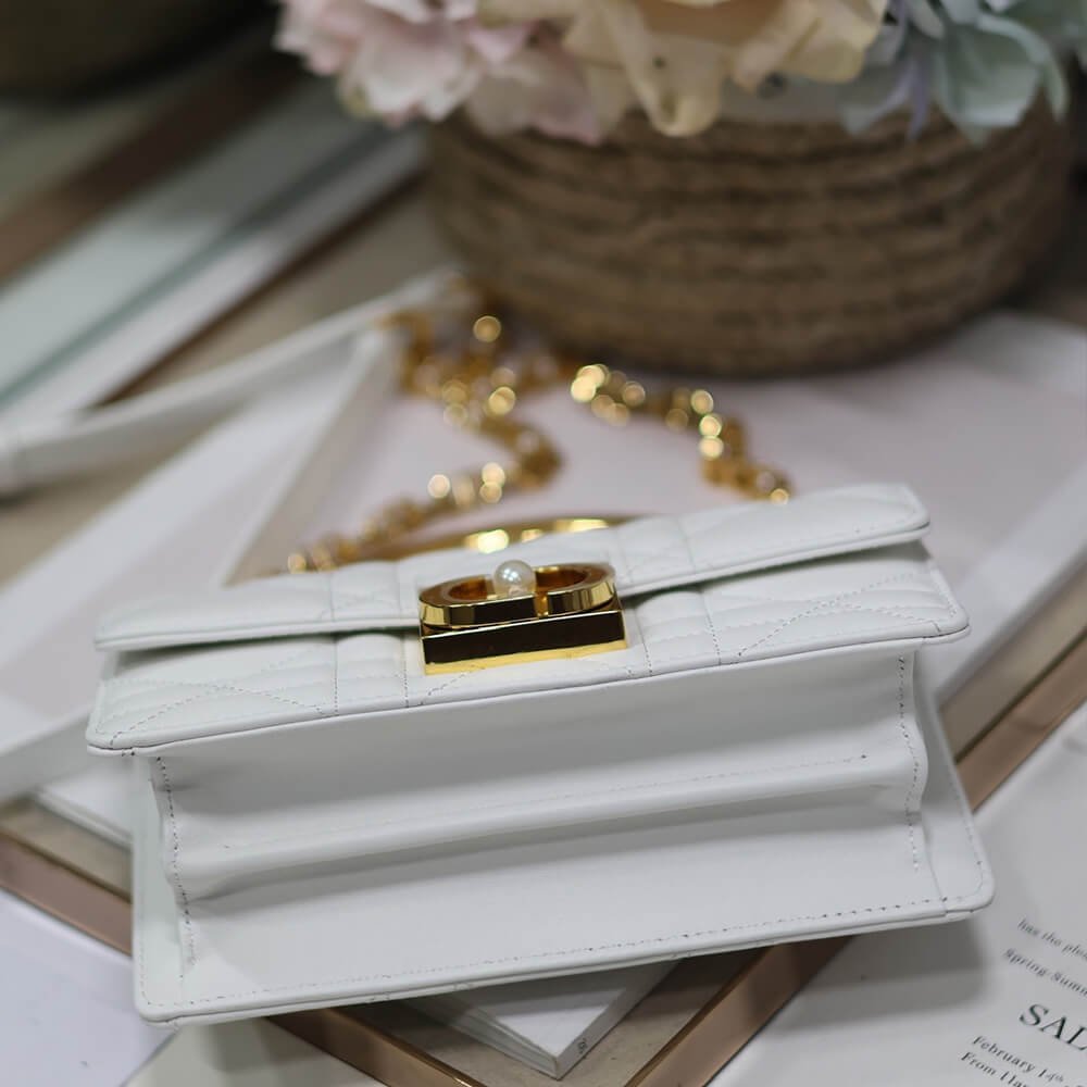 Small FLAP BAG WITH TOP HANDLE