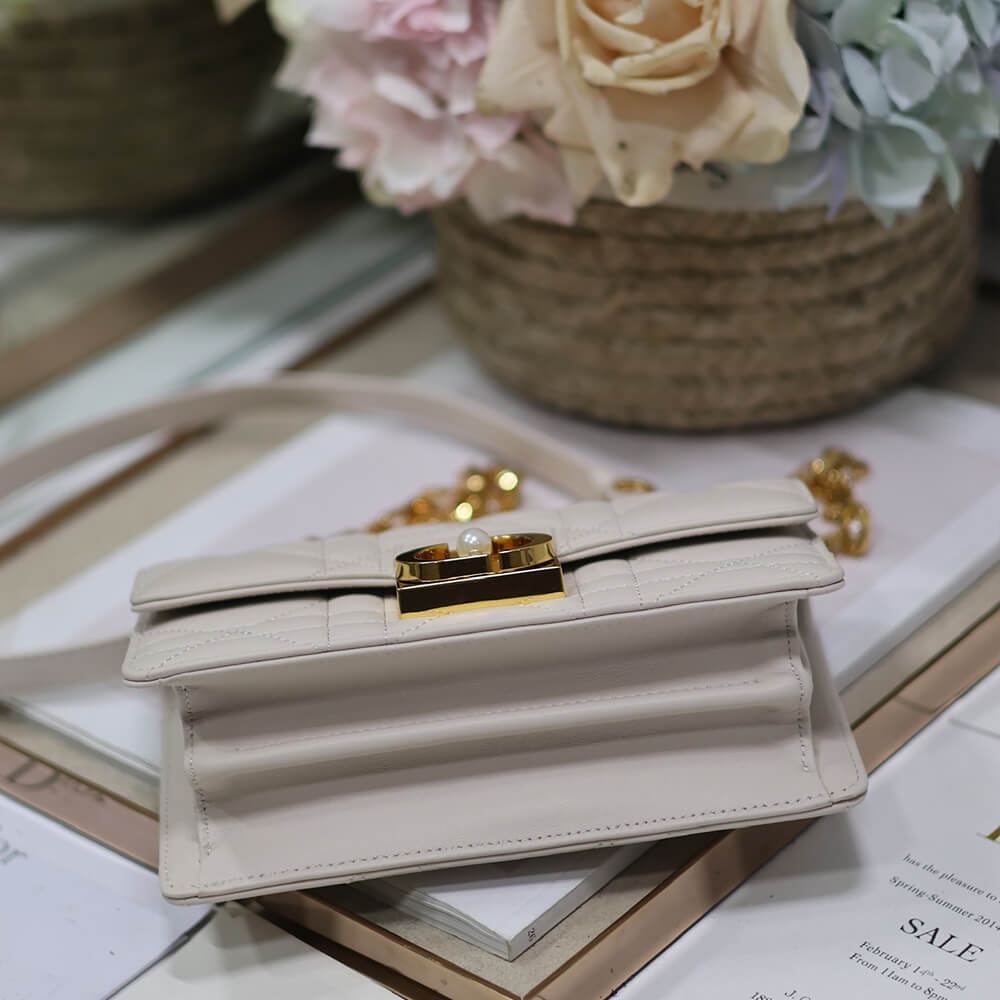 Small FLAP BAG WITH TOP HANDLE