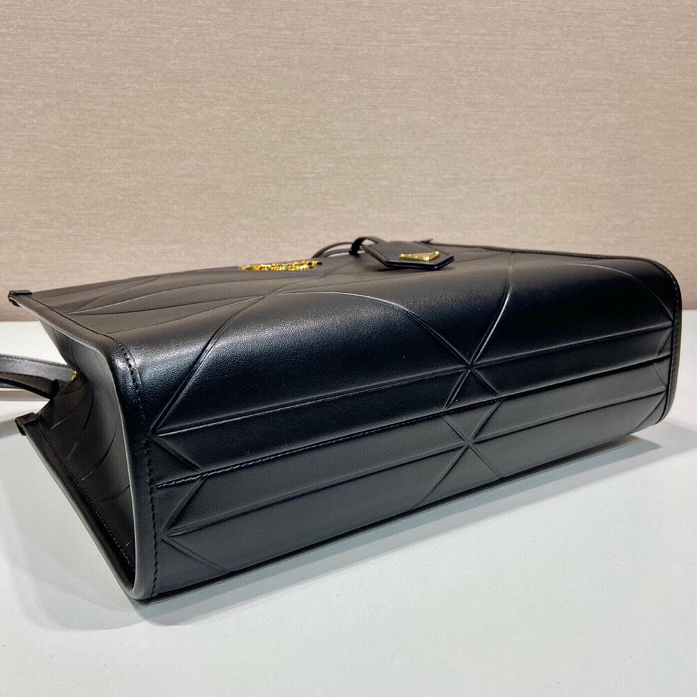 Prada Small leather Prada Symbole bag with topstitching