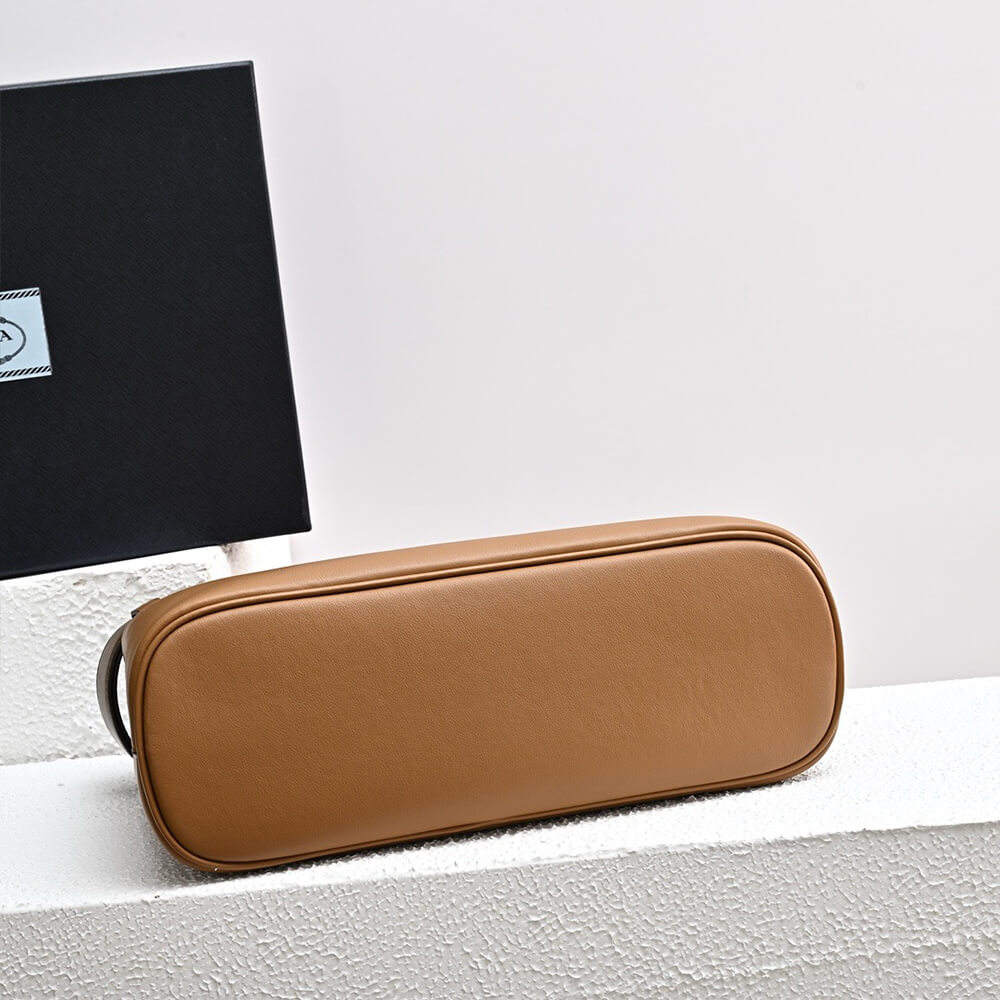 Prada Buckle small leather handbag with belt(high-end grade)