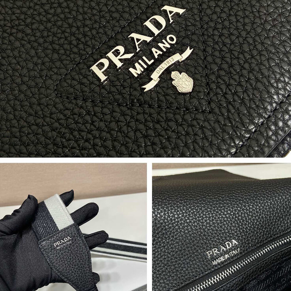 Prada Leather shoulder bag(high-end grade)