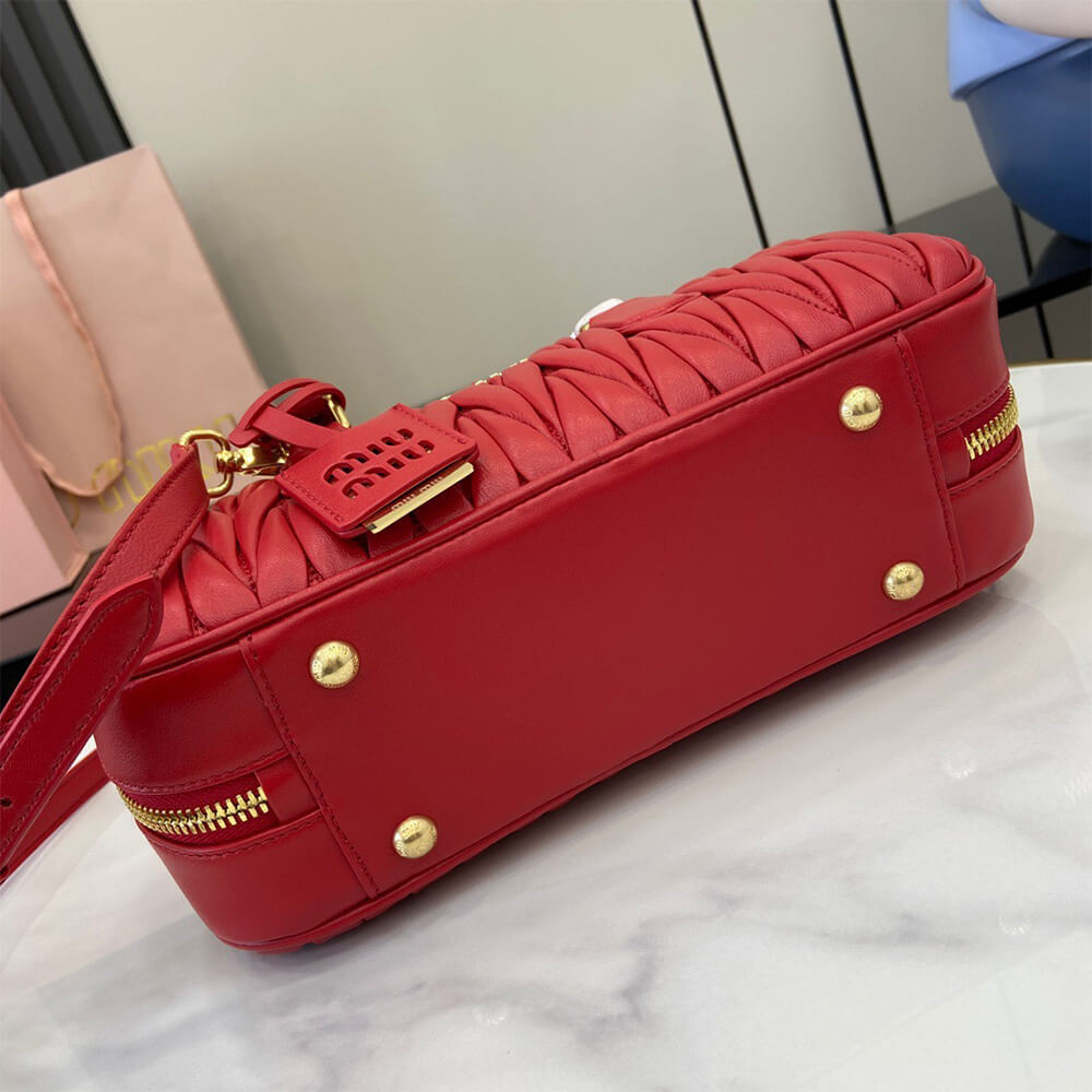 MIUMIU Large Arcadie matelasse nappa Bag(HIGH-END GRADE)