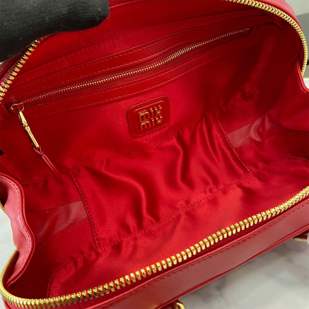 MIUMIU Large Arcadie matelasse nappa Bag(HIGH-END GRADE)