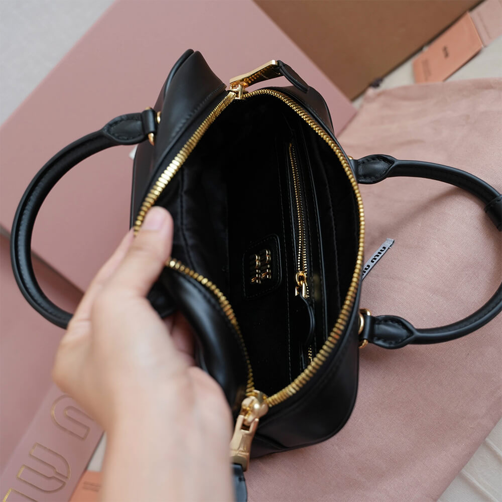 MIUMIU Arcadie Leather Bag(HIGH-END GRADE)