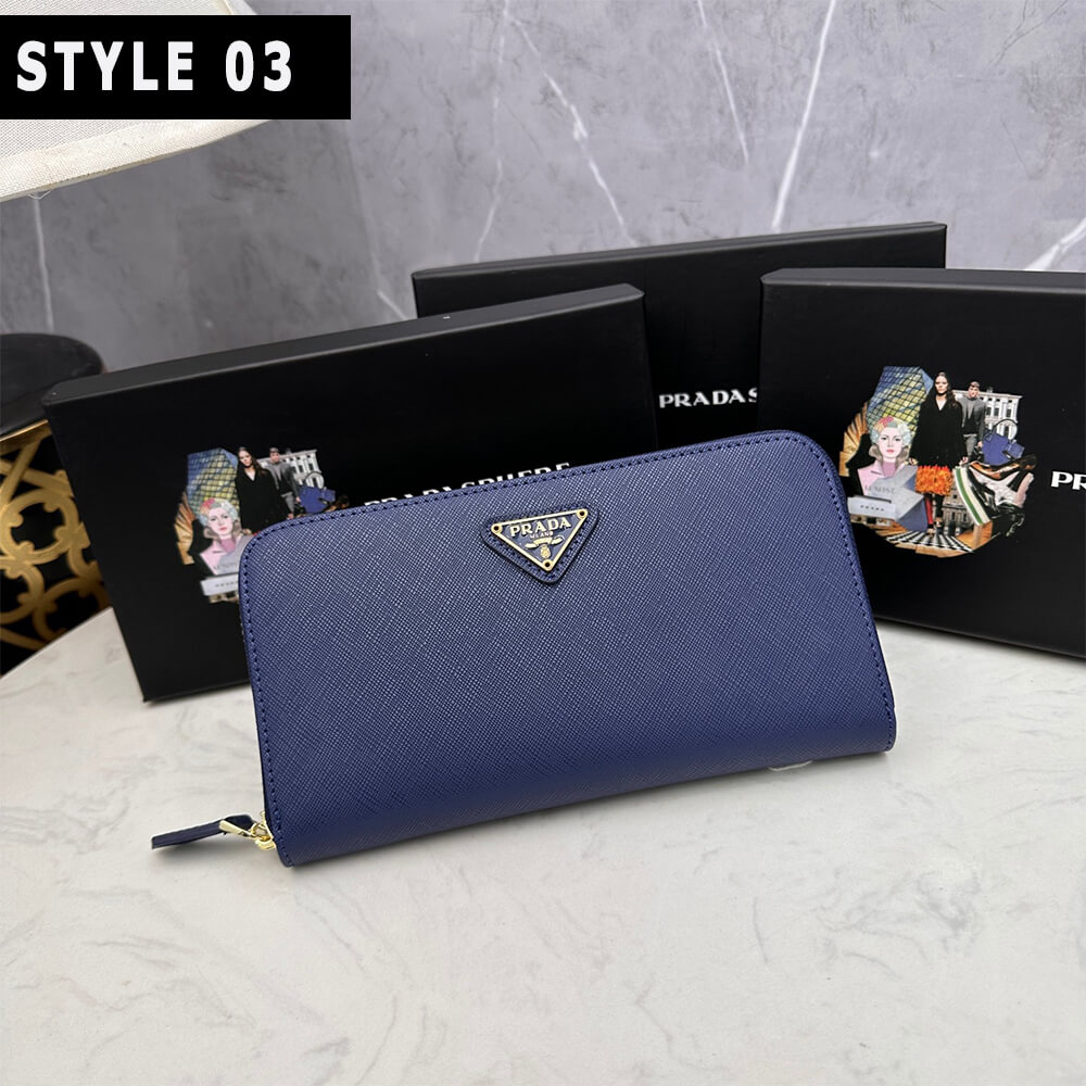 Prada Large Saffiano Leather Wallet