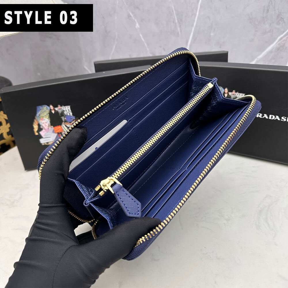 Prada Large Saffiano Leather Wallet