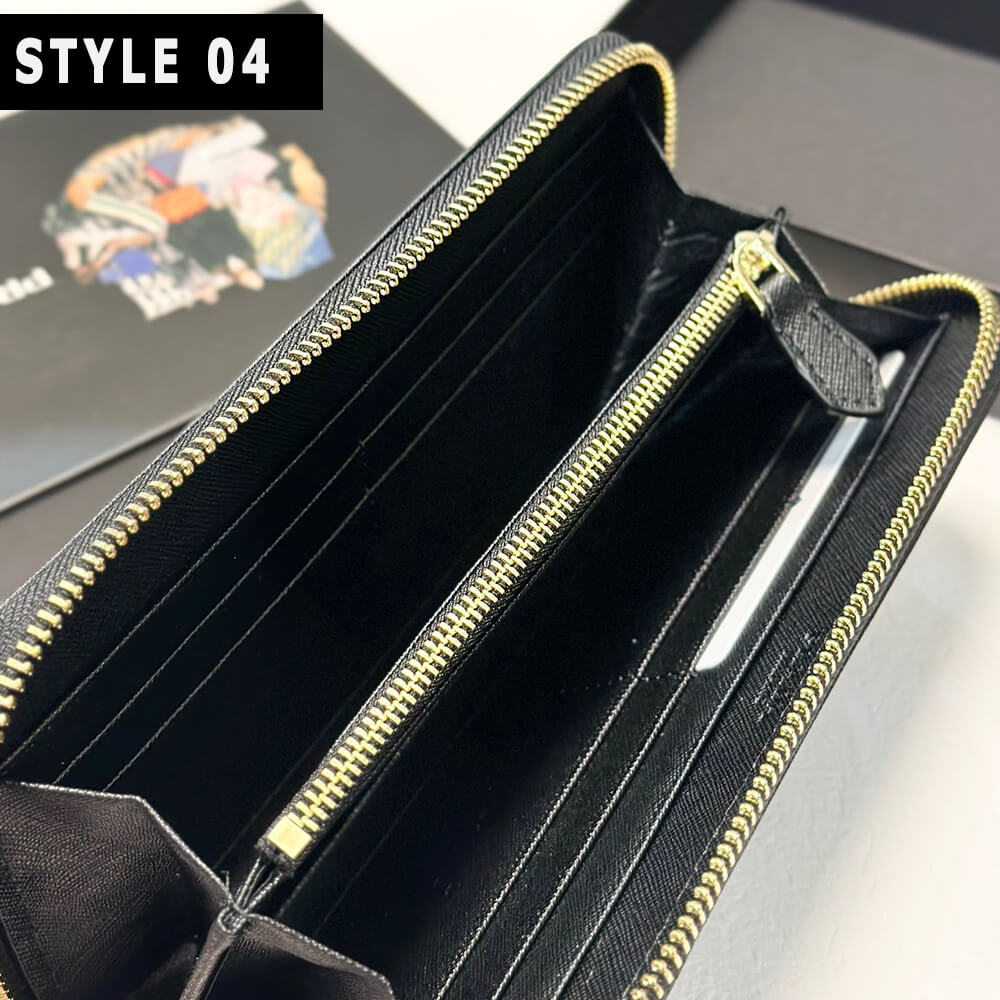 Prada Large Saffiano Leather Wallet