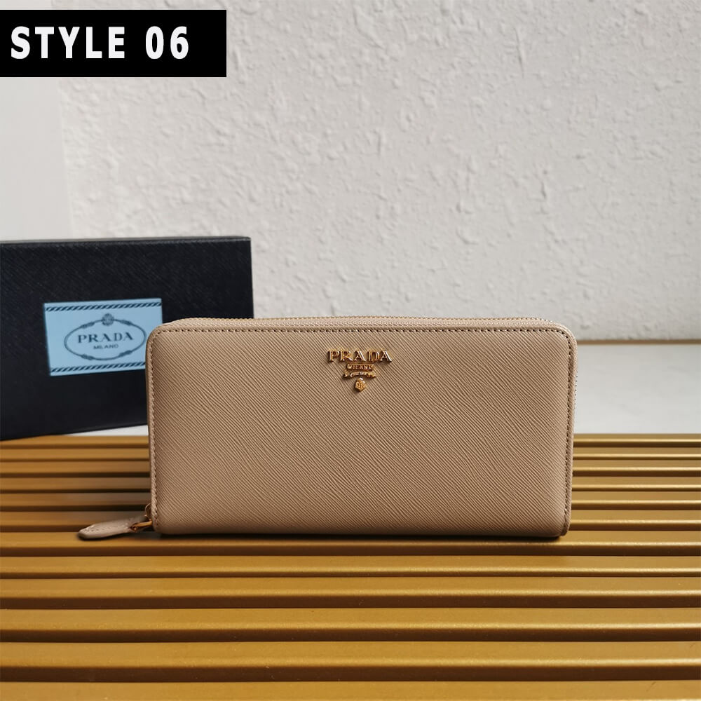 Prada Large Saffiano Leather Wallet