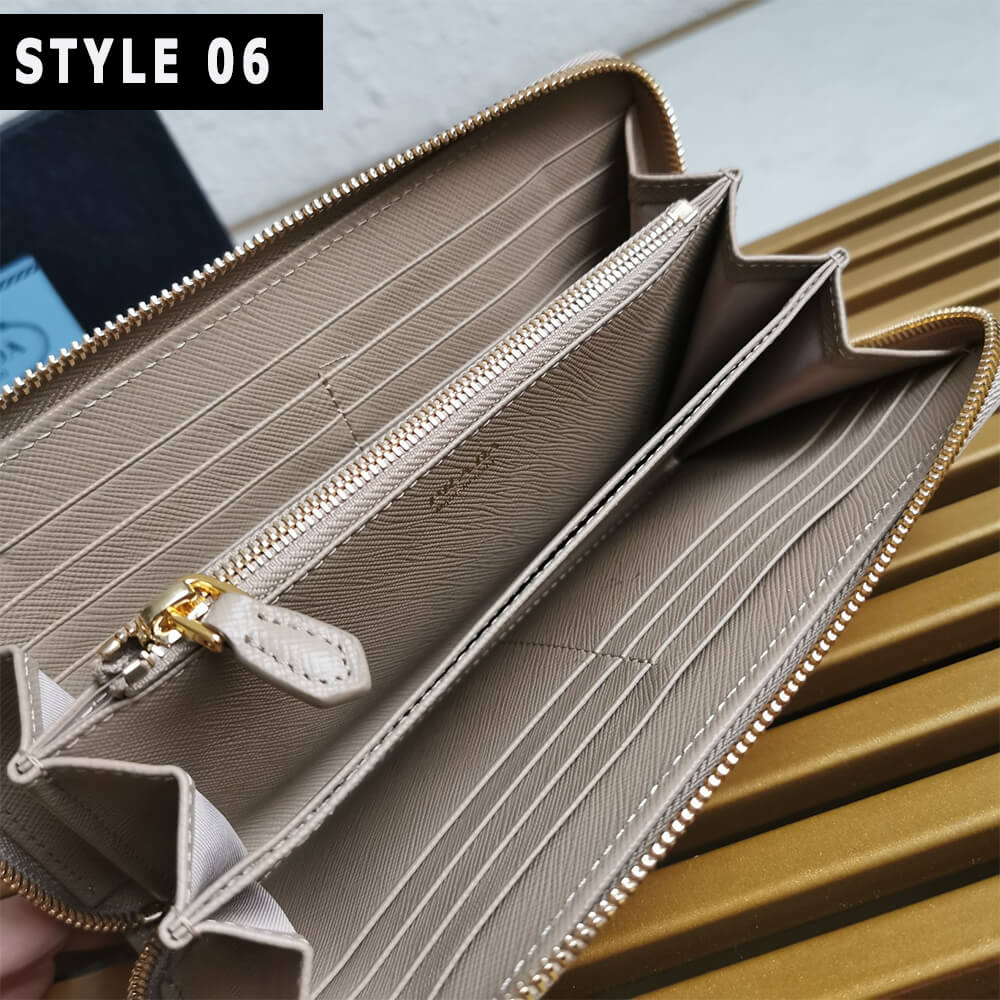 Prada Large Saffiano Leather Wallet