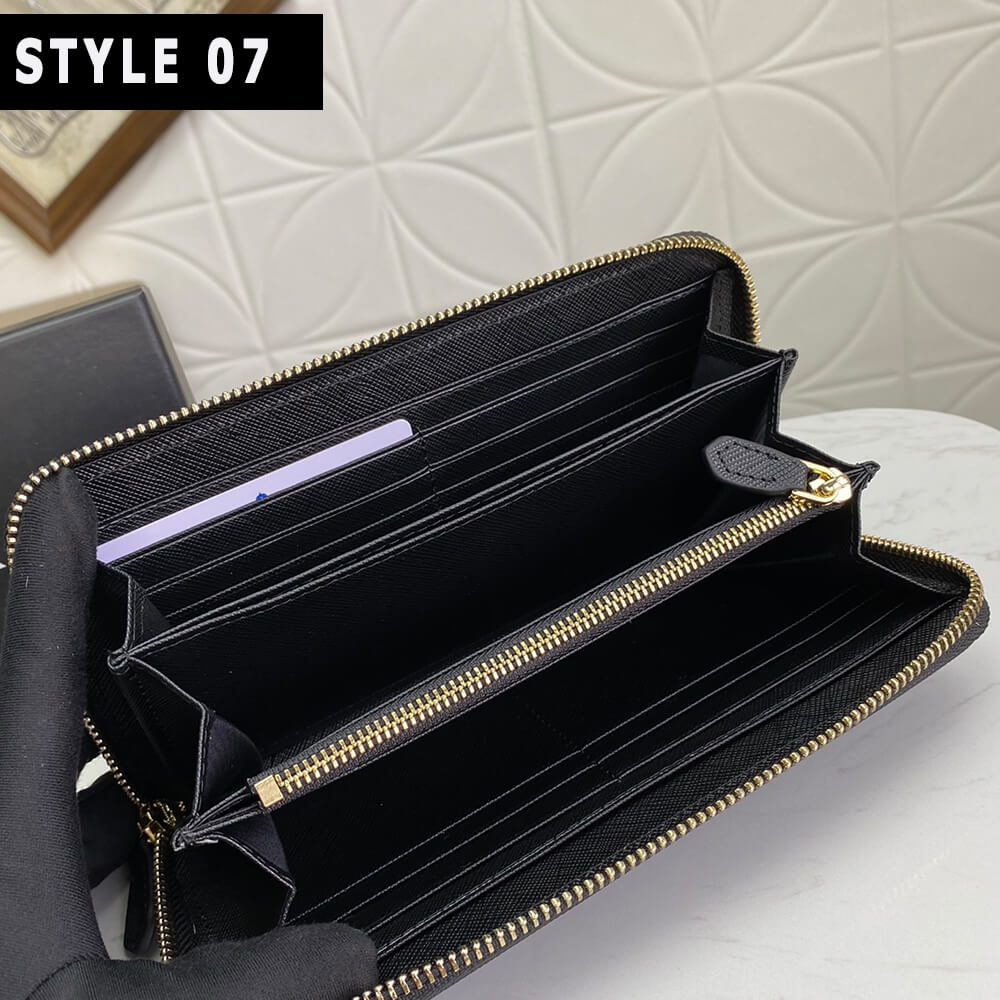 Prada Large Saffiano Leather Wallet