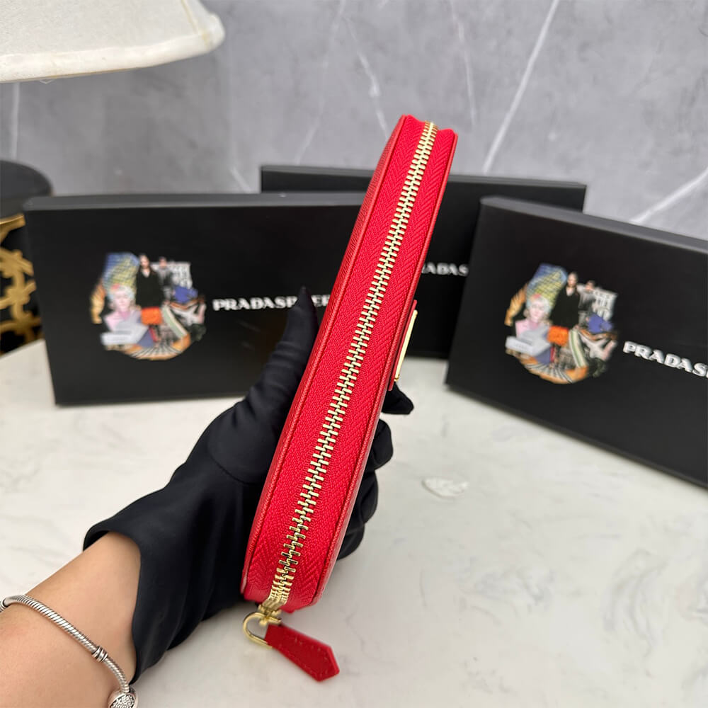 Prada Large Saffiano Leather Wallet