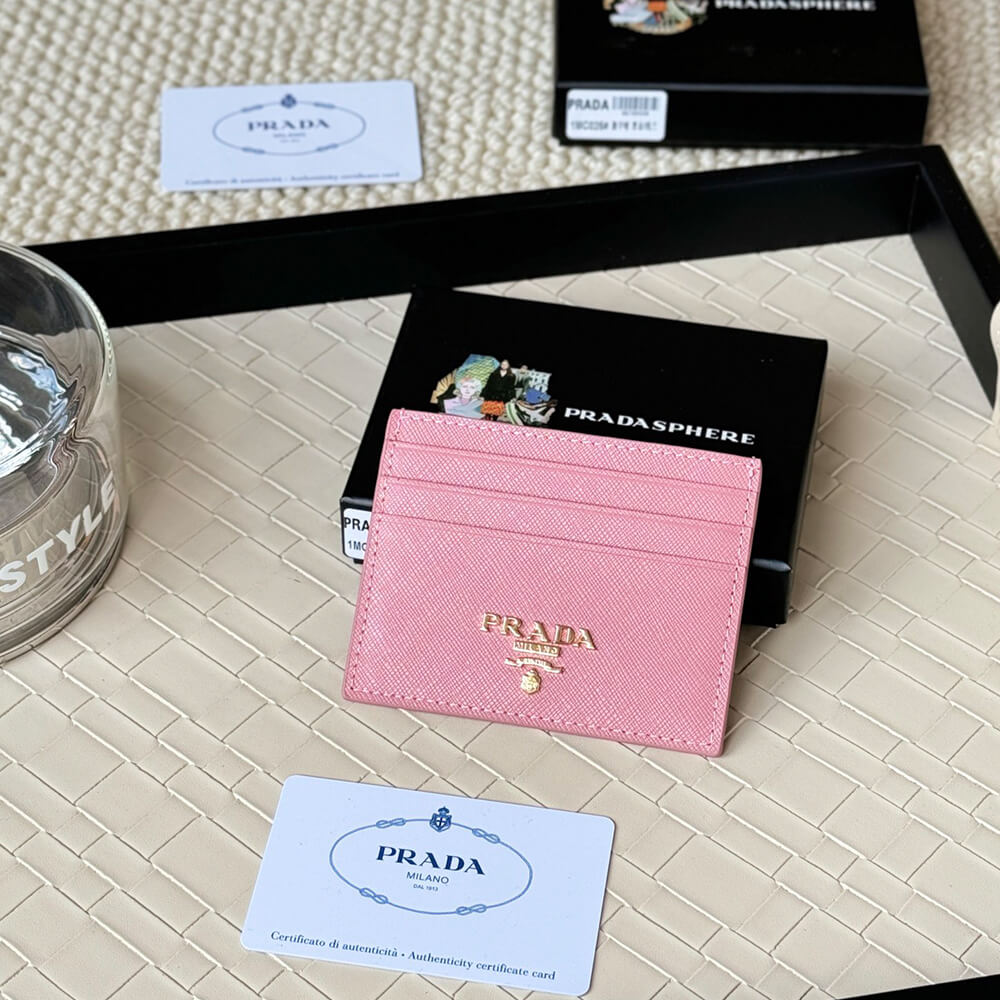 Prada Saffiano Leather Card Holder